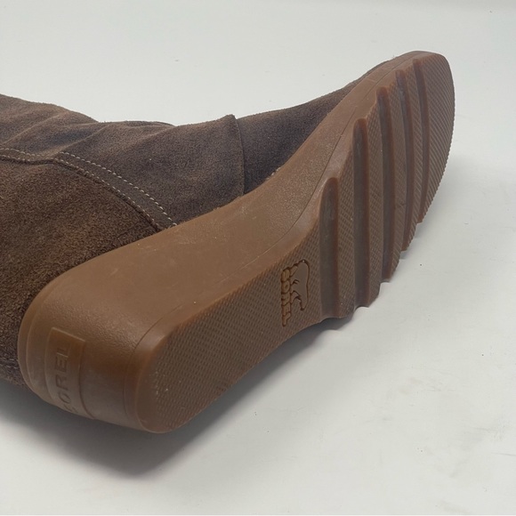 Sorel Toronto Boots Womens 8 Brown Suede Mid Calf Wedge Heel NL2117-248 - Picture 16 of 16